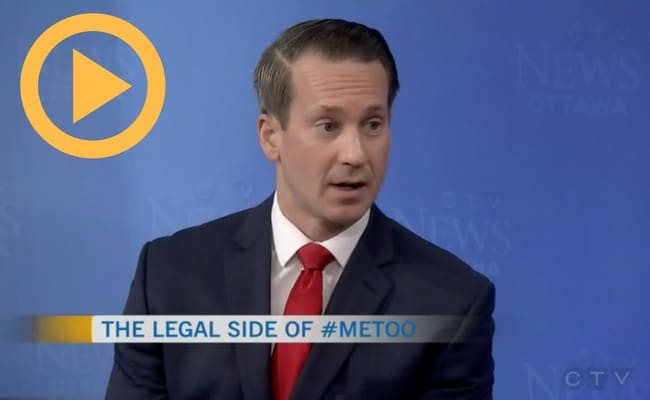Joshua Clarke Criminal Defence Lawyer Ottawa Armoured Suits MeToo